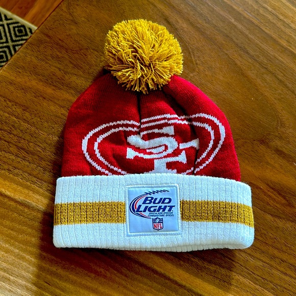 Bud Light NFL San Francisco 49ers winter beanie, toque - Picture 2 of 2